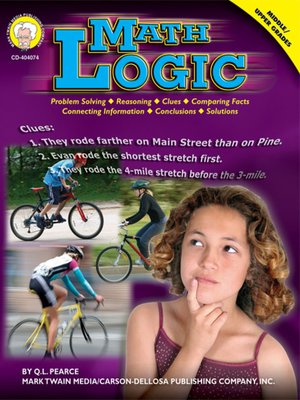 cover image of Math Logic, Grades 5 - 8